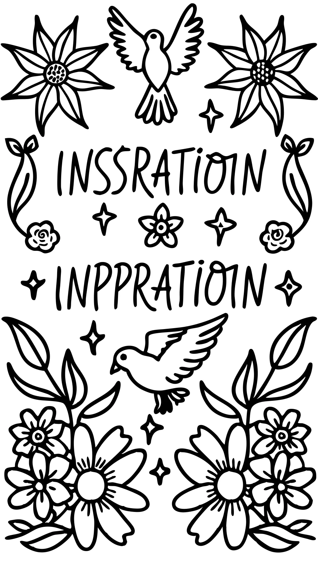 inspiration coloring pages